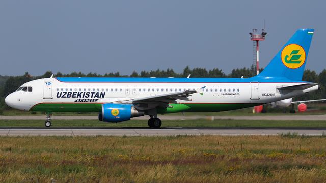 UK32015:Airbus A320-200:Uzbekistan Airways